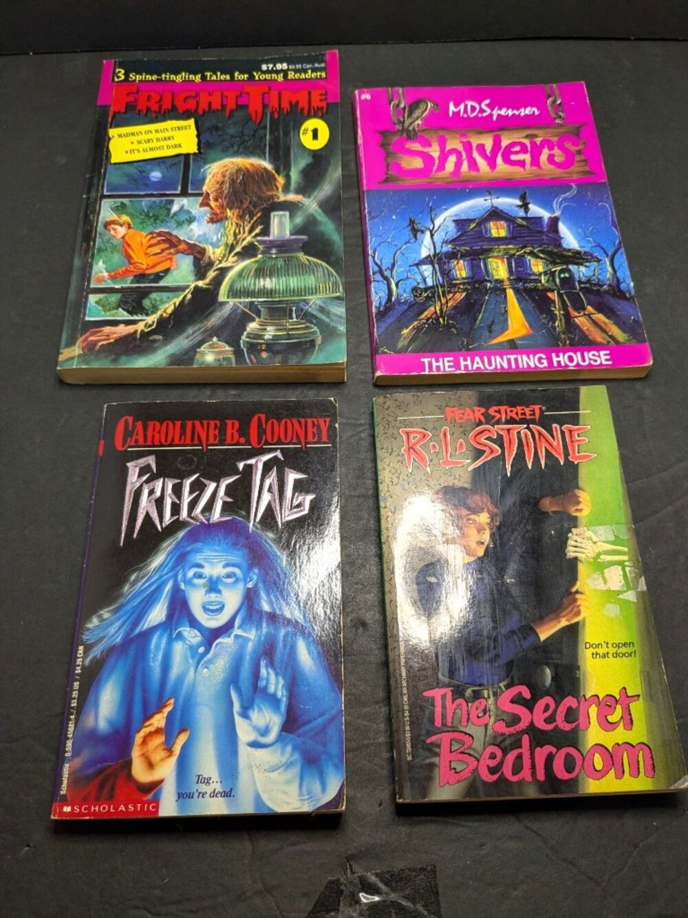 Vtg. Horror Paperback Book Collection - Fright Time Freeze Tag Shivers Fear Stre